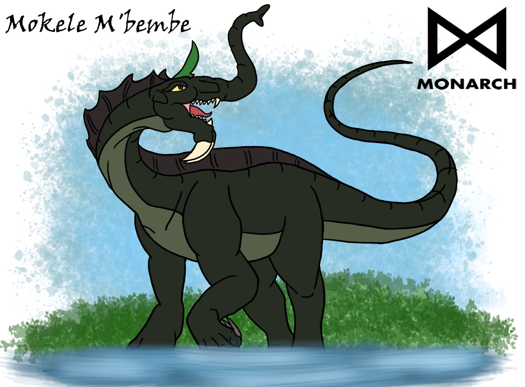 Mokele Mbembe, My painting of 'Mokele Mbembe' the legendary…