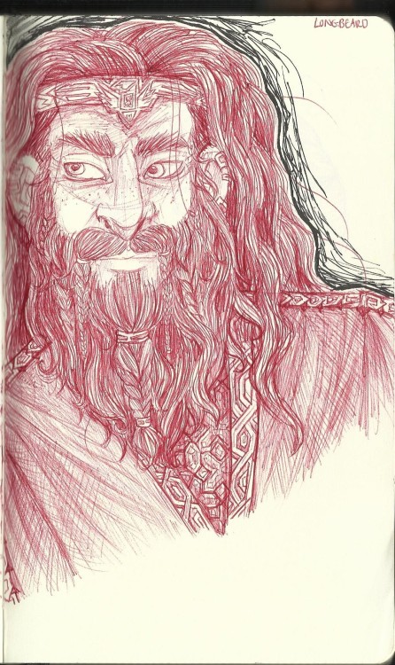 gremlinloquacious: The Seven Fathers of the Dwarvesalso entitled: Laura doodles pretty dwarf dudes