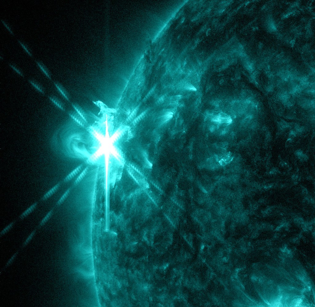 Sun Emits a Mid-Level Flare by NASA Goddard Photo and Video