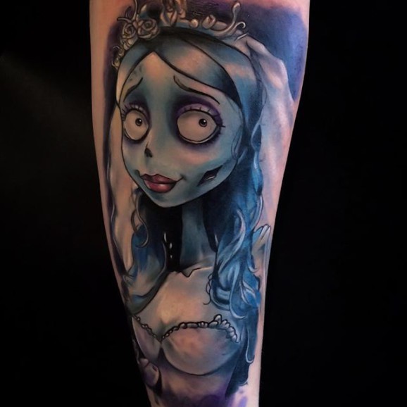 skindeeptales:  Tim Burton tattoos by Sam Fiorino - Tim Childs - Jasen Workman -