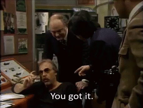 wkrp-in-cincinnati:This is a group of executives taking a tour of our radio station…