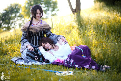 Yuna + Lulu ~ Final Fantasy by greengreencat 