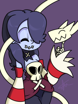 crazyzooka:  A previous request by Lockjawsaga, Squigly from Skullgirls. 