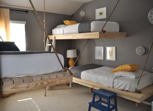 Boys room green and white bedrooms