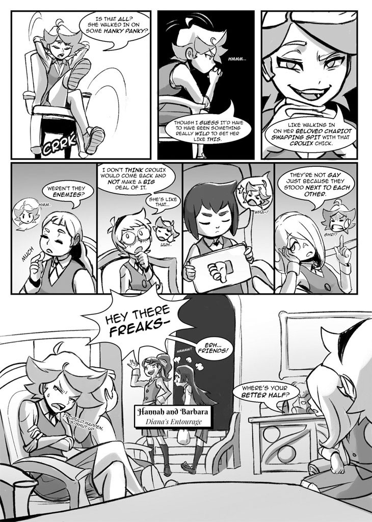 kaban-bang:  Forbidden Love - A LWA fan comic.Hey!Here’s the comic that @dizzypacce​