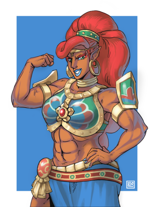 zandercom: I made her a little beefier than she actually is, but I love Urbosa. Thank you, Nintendo! 