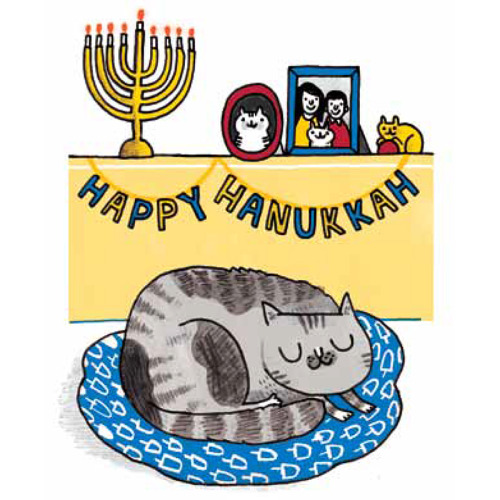 chroniclebooks:Happy Hanukkah from Hanukcats!