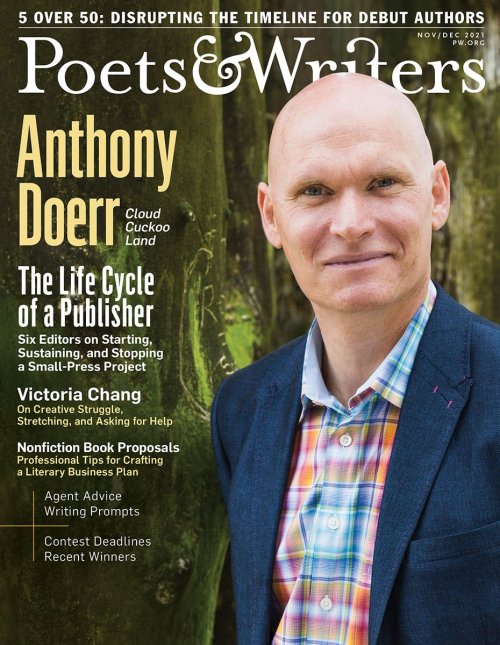  Our November/December issue is here! Inside, you’ll find interviews with Anthony Doerr and Hanif Ab