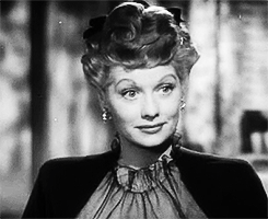 loving-lucy:   ”Lucille Ball is amusing in spots, as a musical comedy star who takes a job in the shipyards [and,] when she is allowed to dress up in her capacity of a stage star, she looks something gorgeous.”  - review for Lucy’s performance