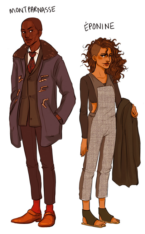 batcii: Finally done!!!! Final character designs for les amis, which I’ll be using for all the