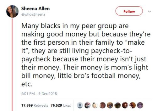 danielle-mertina:blackqueerblog:That’s trueIt’s generational poverty. I’ve also read stats on homeow