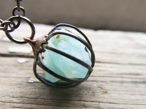 knicromaniac:sosuperawesome:Gemstone necklaces -inlcuding custom birthstones- by whatanovelidea on E