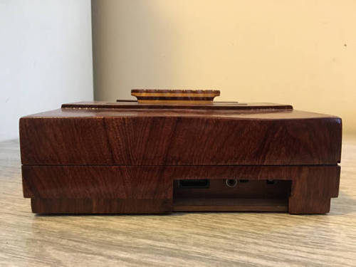 retrogamingblog:Wooden Super Nintendo made by   Docswoodshoppe  