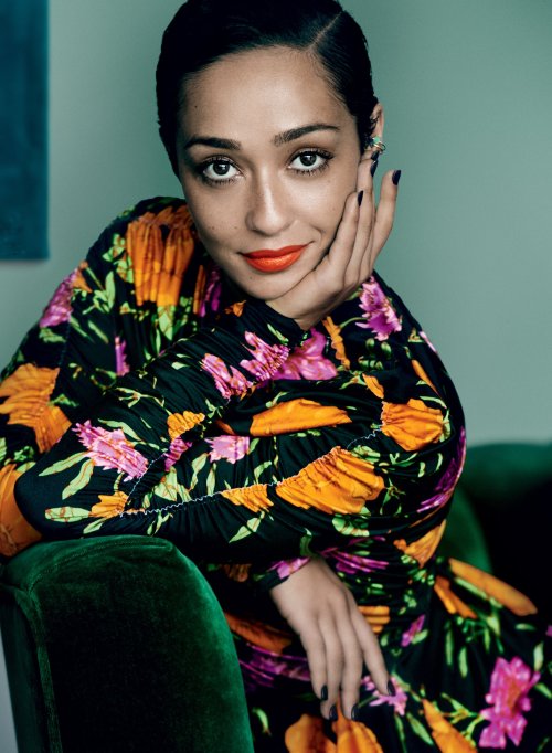 Ruth Negga by Mario Testino - Christopher Kane, Balenciaga &amp; Givenchy S/S 2017