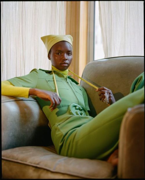 distantvoices:Cheikh Tall and Akiima by Renell Medrano for Wonderland Magazine March 2018 undefined