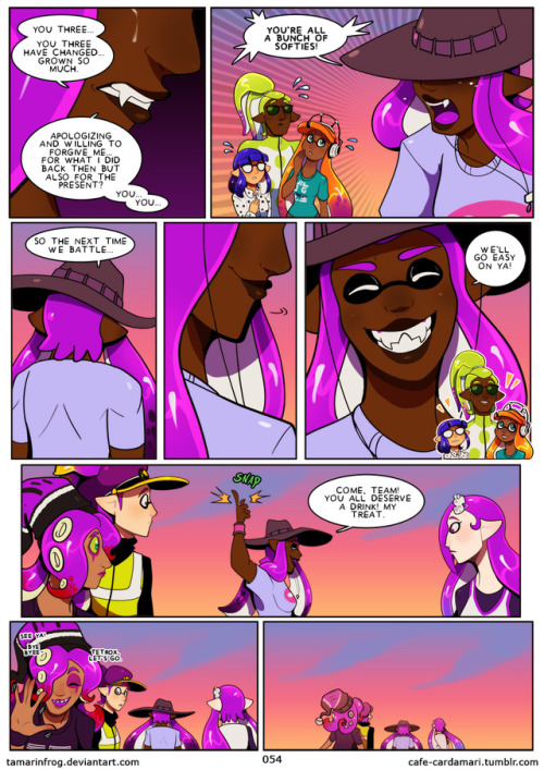 Cafe Cardamari Tales : Final Match! Splat Jam VS Toxink - Page 54 (Open image in new tab for full si