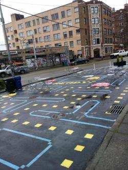 retrogamingblog:Pac-Man street art in Seattle