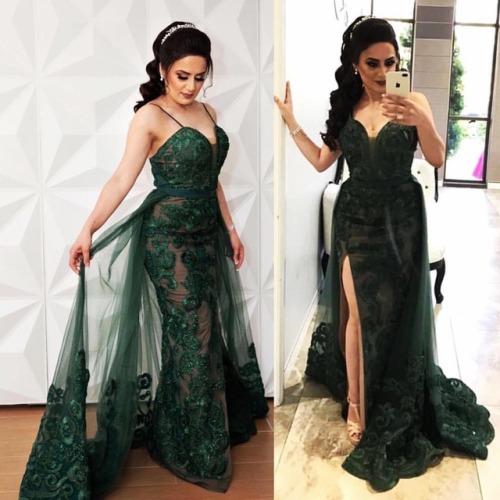 green prom dresses . . . #vestidosfiesta #prom2019 #prom2k19 #promdress #formal #couture #couturefas