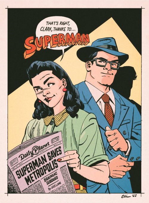 Porn photo jetslay:  Lois & Clark by Ethan Young (colors