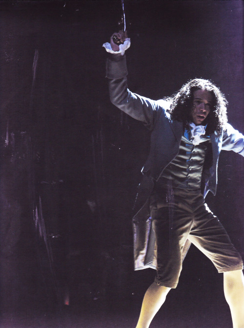 timetravelings:philip hamilton in blow us all awayeta: photographed by joan marcus & matthew mur