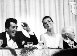 rareaudreyhepburn:  Dean Martin, Audrey Hepburn,