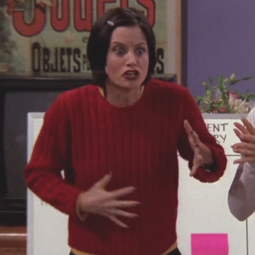 towallthefriendsepisodes:  Crazy Monica S01-S10 