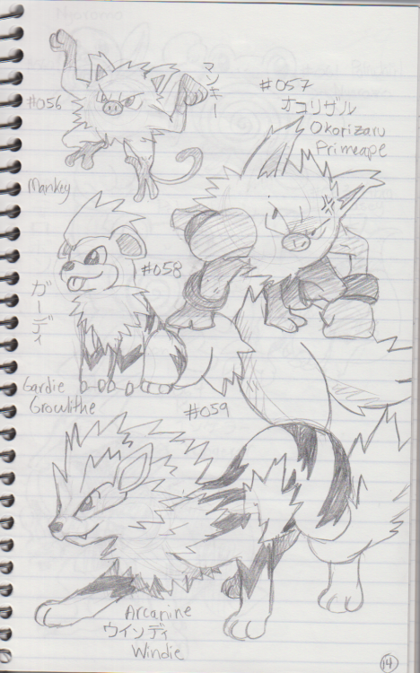 Pokemon Notebook#027-#068 #001-#026 #069-#103