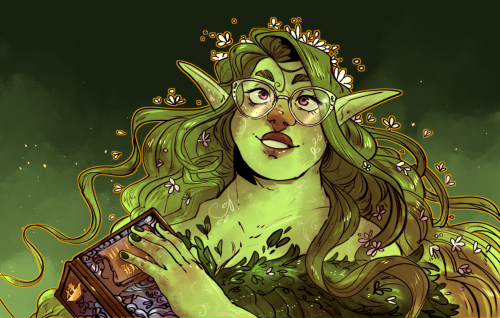 evans-endeavors: Finally got around to drawing Leonora the Spring Fairy from NADDPod!She had a very 
