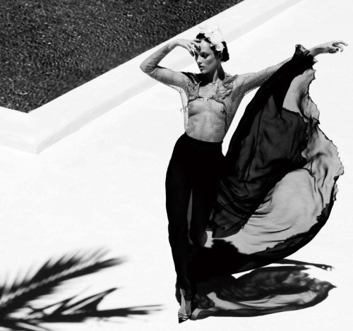 a-state-of-bliss: Vogue Deutsch June 2013 ‘High Glam’ - Karmen Pedaru by Alexi Lubo