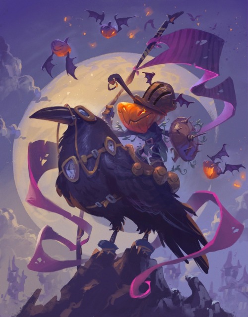 “Halloween Knight” by John Loren on INPRNT