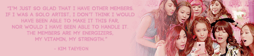 sonesource:“To my precious members, who I hope to be with forever, I love you and thank you so much.