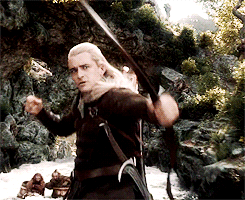 theheirsofdurin:  Legolas being a little shit 