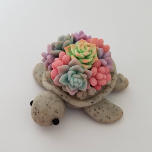 bright-eyes-hope: sosuperawesome: Succulent Turtles and Fruitles Charms by Claybie Charms on Instagr