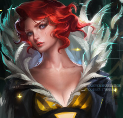 sakimichan:   ‎Red‬ from ‪‎transistor‬.