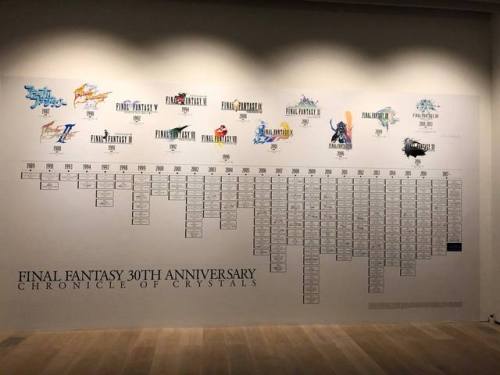 More photos of the Final Fantasy 30th Anniversary Exposition by Hironobu Sakaguchi.