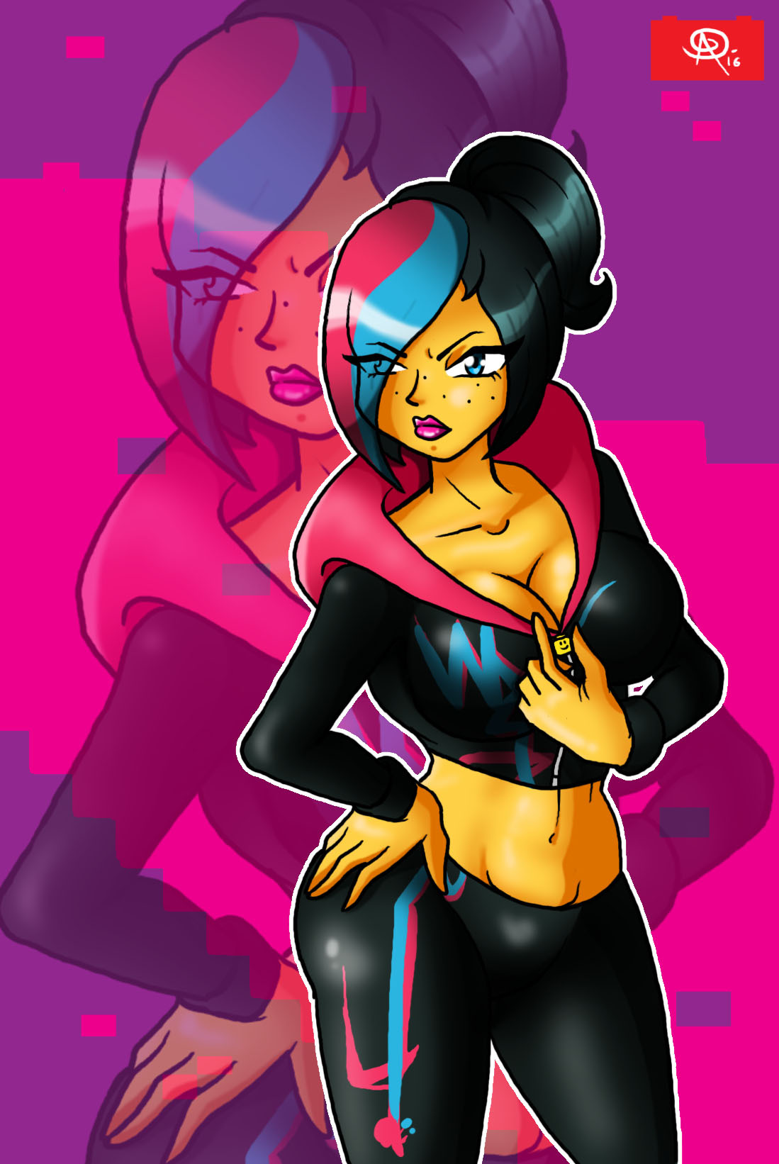 chillguydraws:    Just my rendition on Lucy, I mean Wyldstyle from the completely