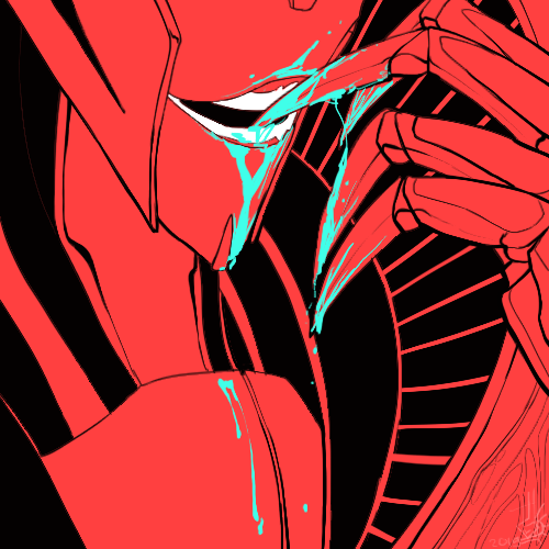thezombiedogz:  I just really- *clenches fist* REALLY LOVE robots with teeth…,. Bonus: 
