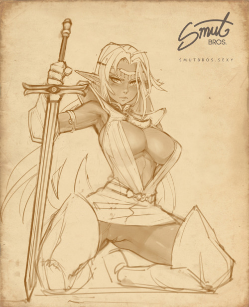 bbc-chan: Pirotess - WIP Lodoss’ dark elf adult photos