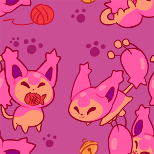 dailyskitty: got inspired to do some skitty tiles! Feel free to use!