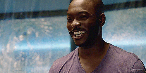 agentverbivore:  New BTS footage of BJ Britt in AoS season 2 (x)         #TRIPLIVES