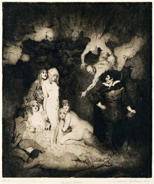 Norman Lindsay (1879-1969), ‘Don Juan in Hell’, 1918Source