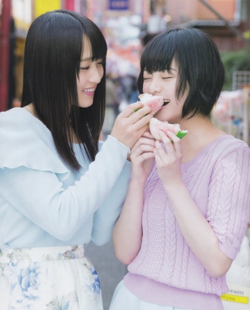 keyakizakamatome:  UTB  vol.37 Part 2  菅井友香 × 平手友梨奈  