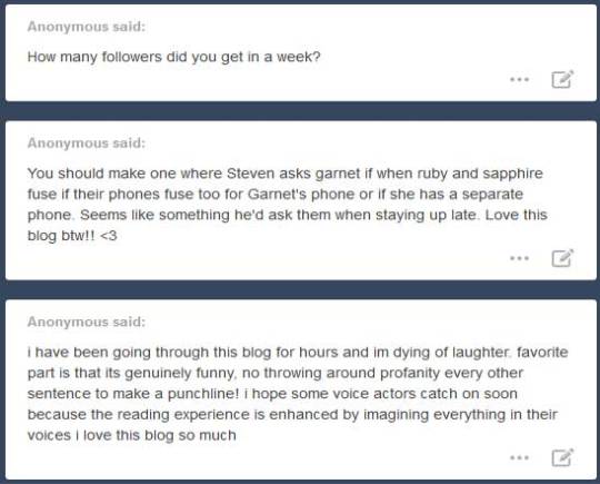 Anon answers under the cut. If you’ve sent me an anonymous question in the last few days, look here for the answer! Also, remember the FAQ!A whole bunch.I’m back and forth on this idea. I’ll think about it. Night Blogger Steven will think about