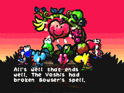 flourishingcorpses:  And the Yoshis lived happily ever after.  