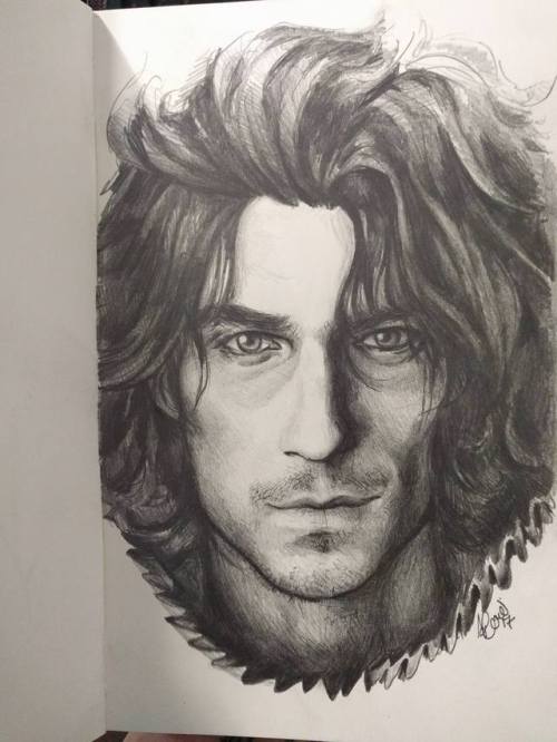 antodraws - 3rd time I try this same drawing of Ardyn. Now I am...