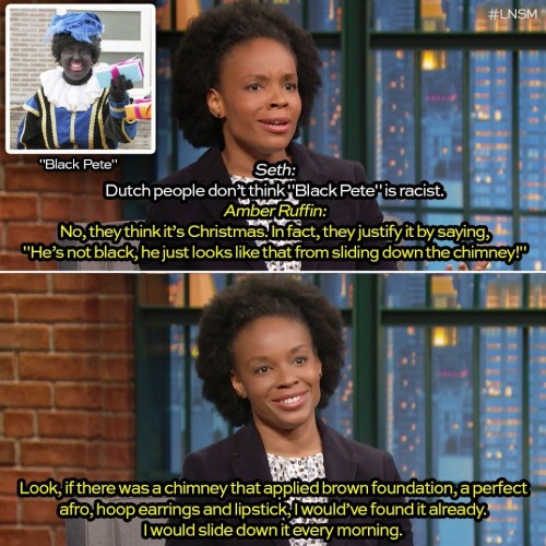 latenightseth: Have you heard of Amsterdam’s insanely racist holiday tradition?  Late Nig