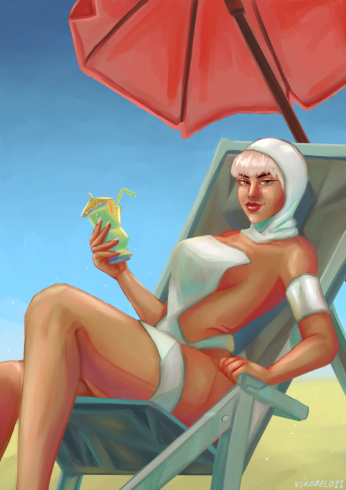 last pin-up painting for AsuraKami! that&rsquo;s 12/12 baybey! and so is this babe, i&rsquo;