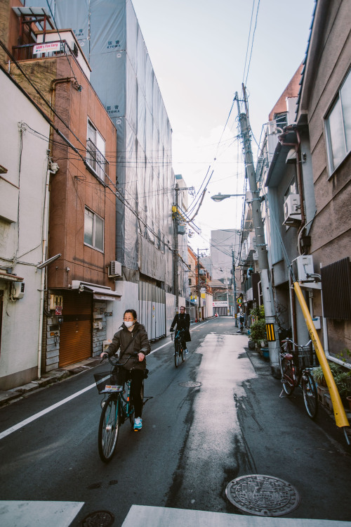 Exploring Osaka.