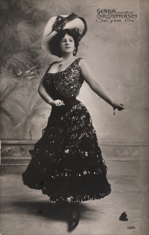  Gerda Christophersen, ca 1913Gerda Amalie Holst Christophersen (1870–1947) was a Danish stage and f