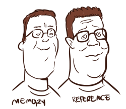 demonladytakkuri:  kerwinsartfreakshow: did a little test on myself  Why does your Peggy from memory look more like Hank Hill than your actual Hank Hill from memory I’m shook 
